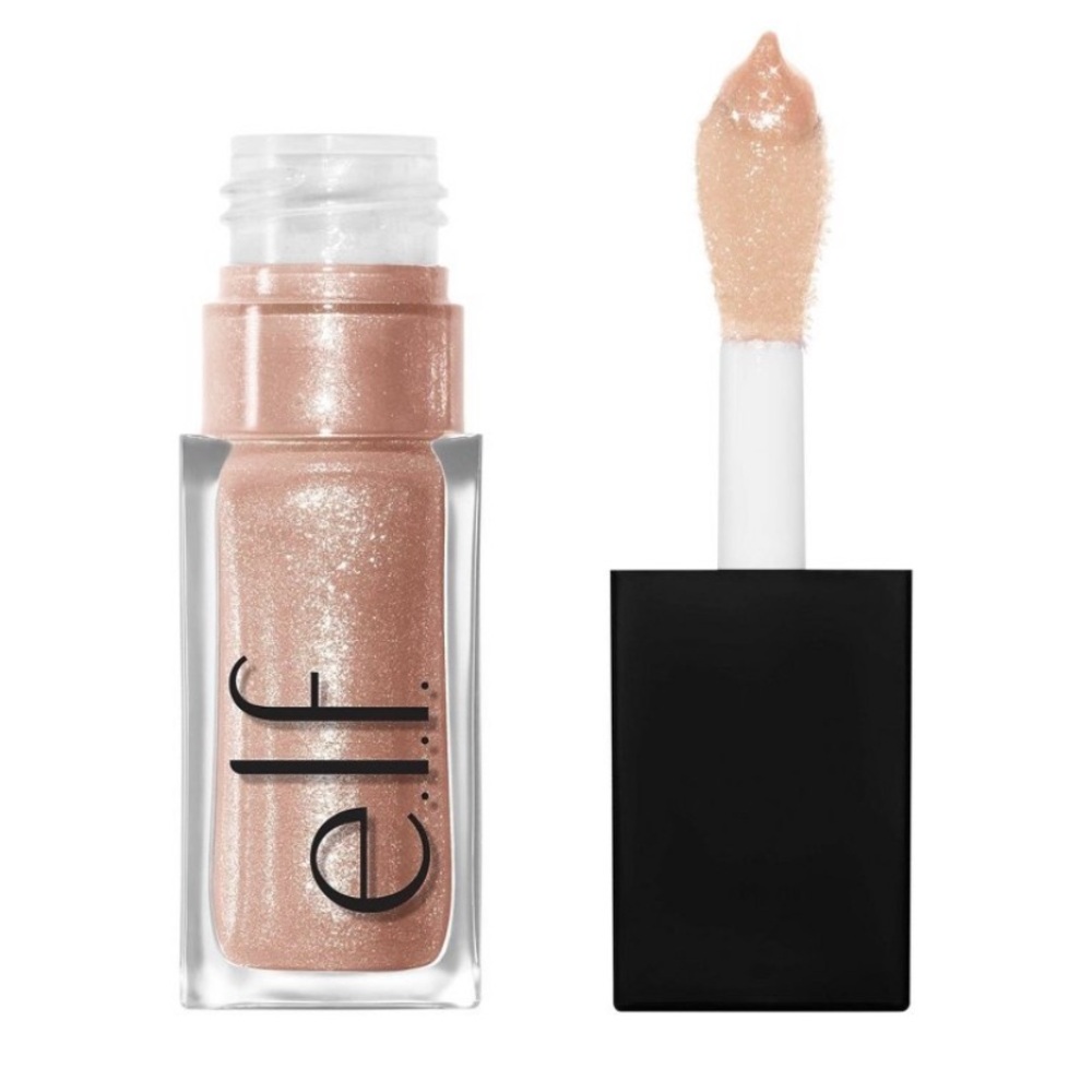 e.l.f. Glow Reviver Lip Oil Glimmer in Crstyal Baller